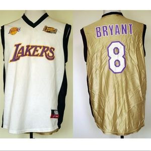 Unlicensed 2002 Finals Lakers Kobe Bryant Jersey L